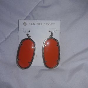 kendra scott danielle earrings orange